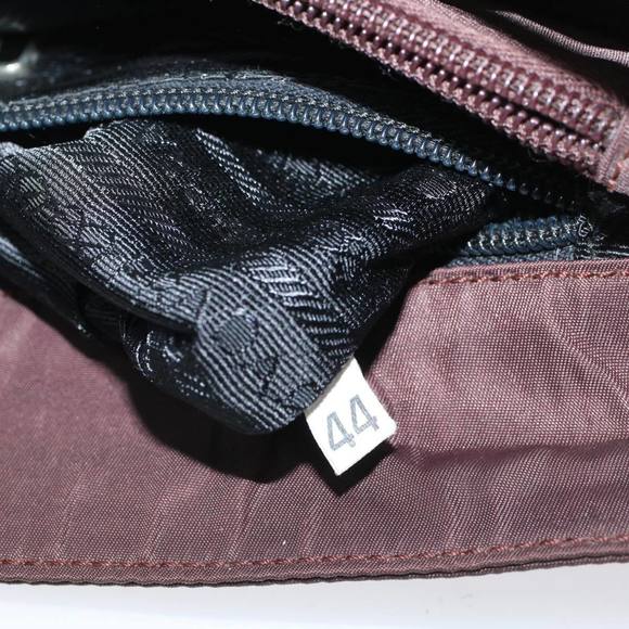 PRADA Shoulder Bag Nylon Brown Auth bs7444 - Picture 12 of 16